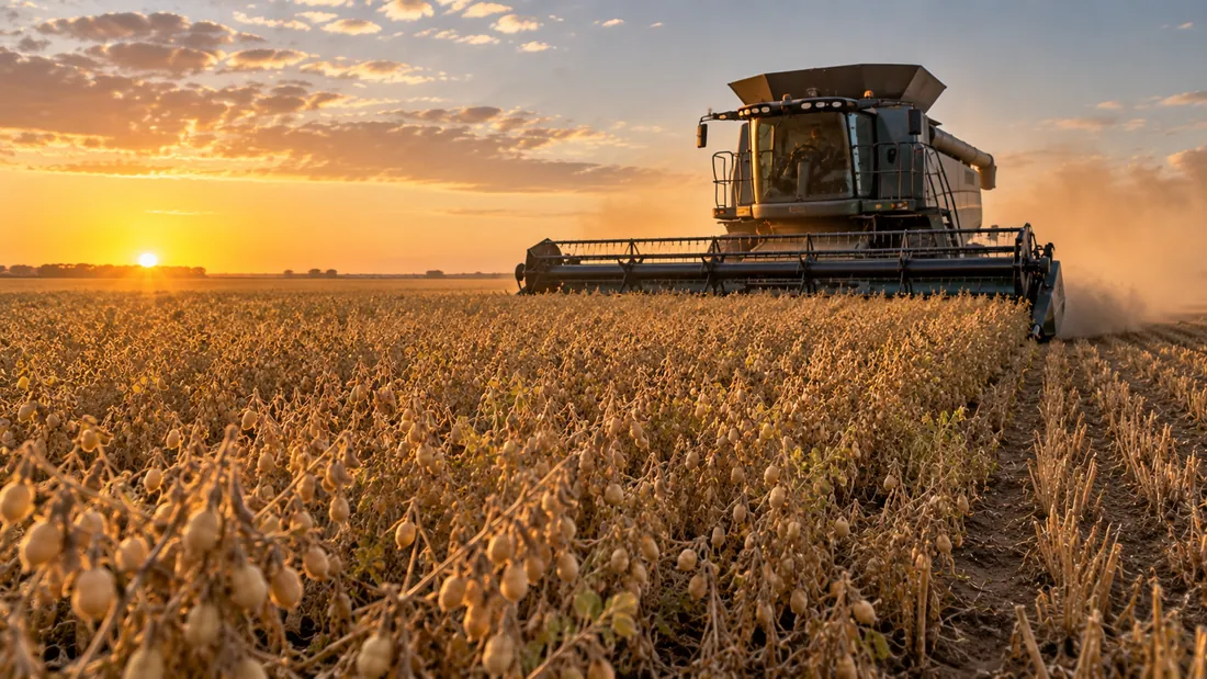Chickpea harvest